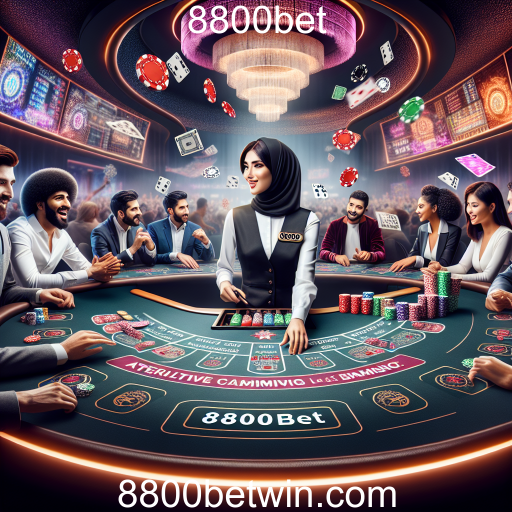 A Experiência Imersiva dos Jogos Ao Vivo no 8800bet